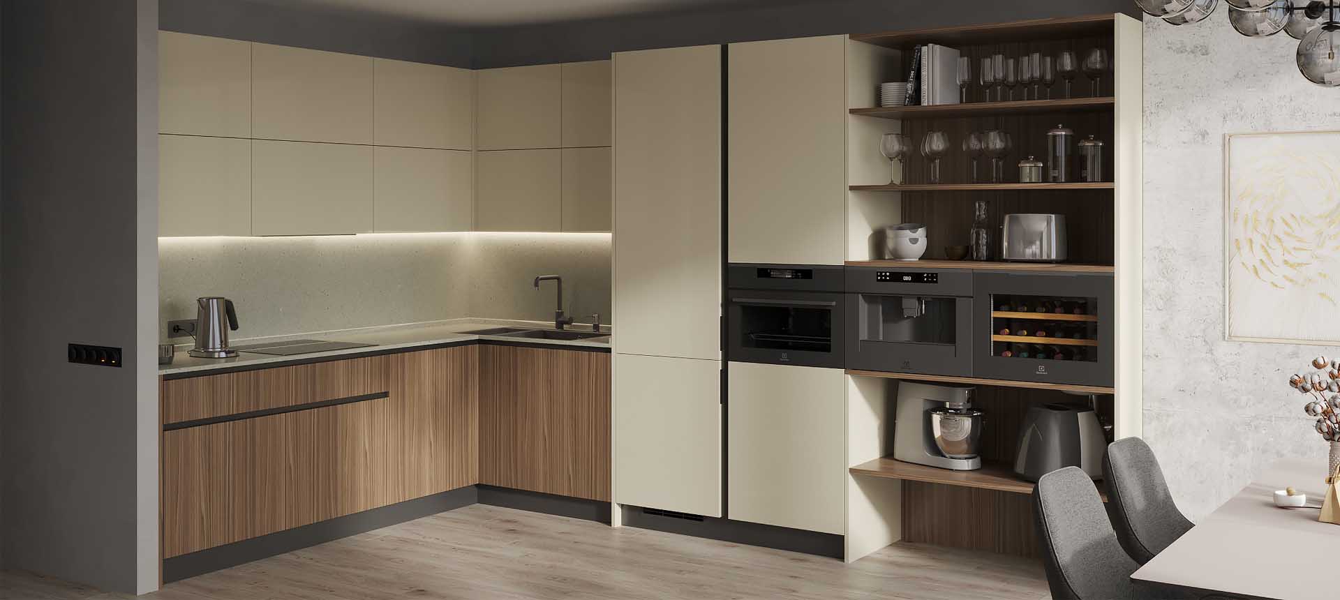 Орех Калифорния / Капучино глянец 